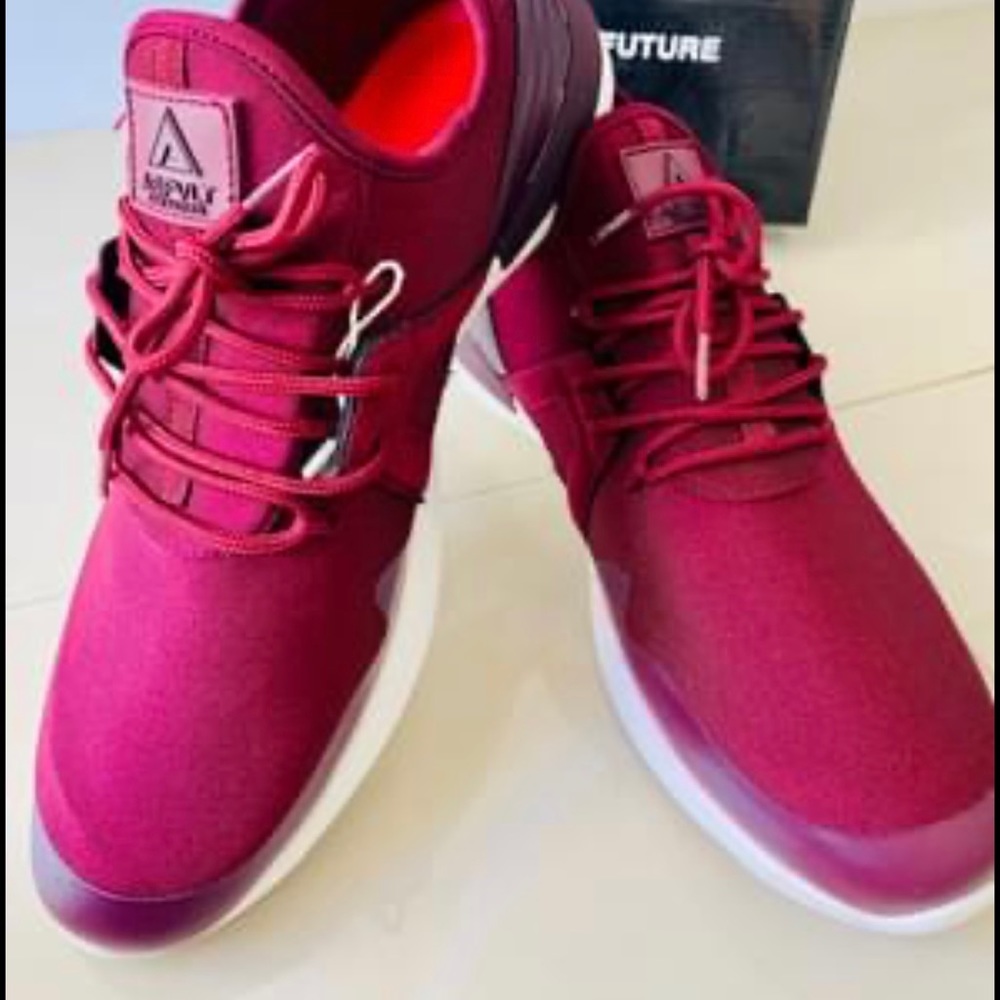 ASFVLT Men's Sneakers - Fuschia 10 US
